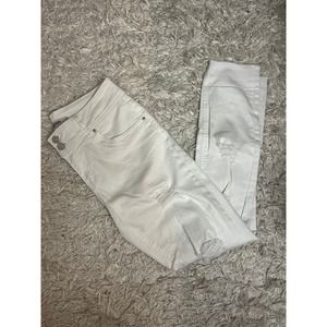 Refuge White High Rise Distressed Jeans